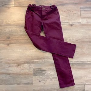 Maroon Skinny Jeans